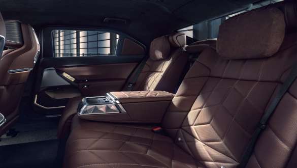 BMW Serije 7 Protection G73 Executive Lounge sedišta BMW Serije 7 Protection G73 Unutrašnjost Executive Lounge sedišta zadnja sedišta