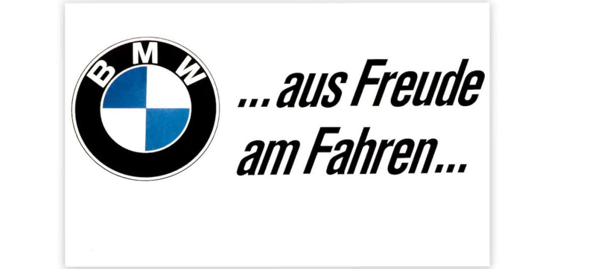 Istorijat BMW slogana Istorijat BMW slogana