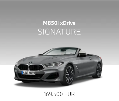 BMW M850i xDrive SIGNATURE