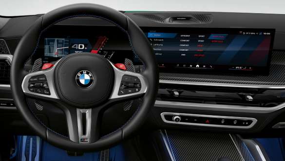 BMW X5 M Competition F95 2023 M specifična instrument tabla