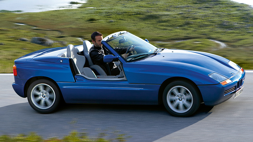 BMW Z1 (E30/Z) 7/8 bočni prikaz tokom vožnje