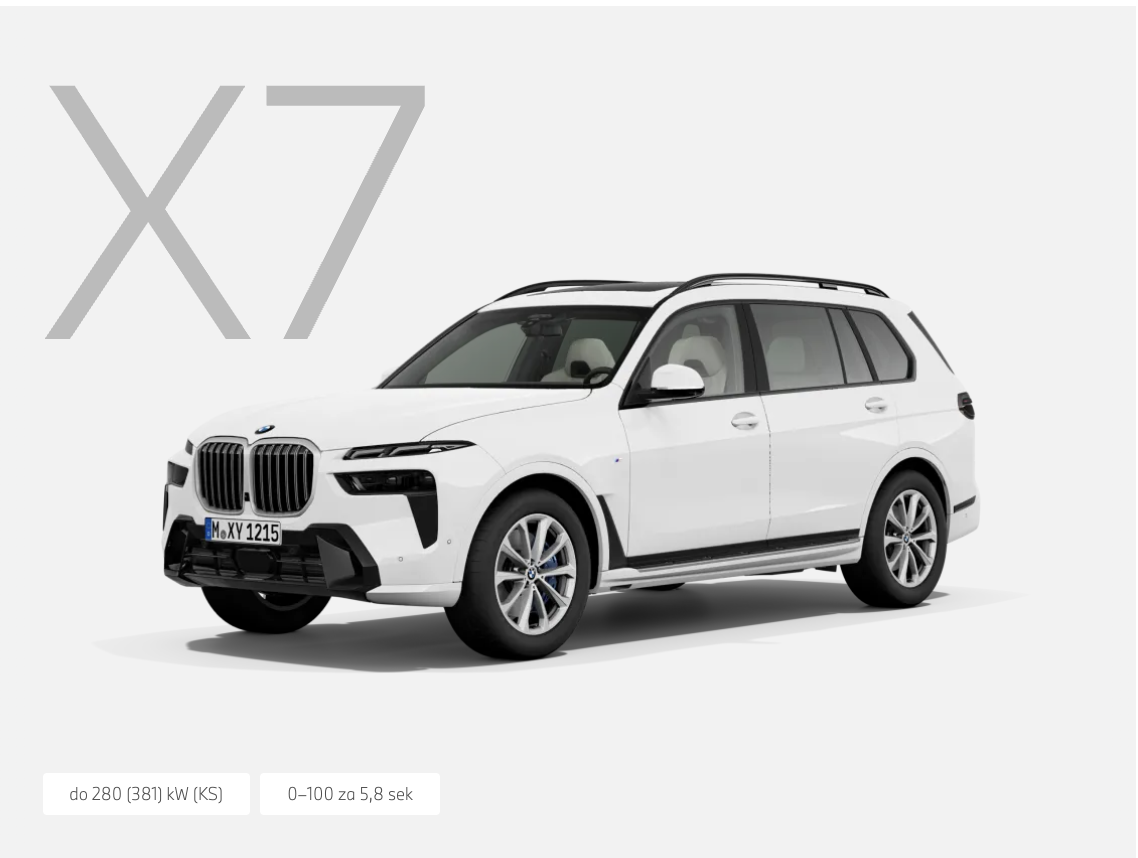 BMW X7.