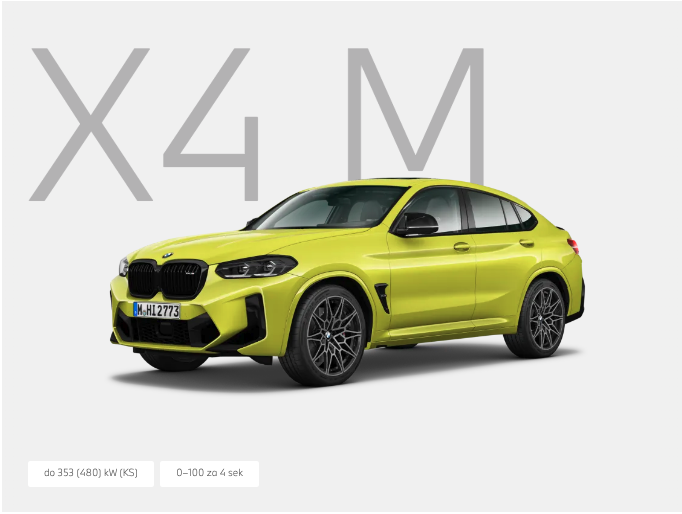 BMW X4 M modeli