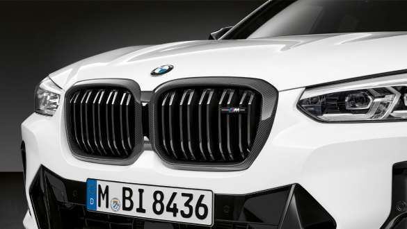 BMW X4 G02 M Performance prednja re&amp;scaron;etka od ugljeničnih vlakana 2021.