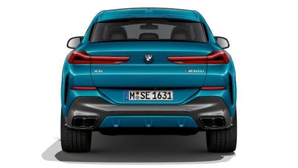 BMW X6 G06 LCI Prikaz zadnjeg dizajna otpozadi